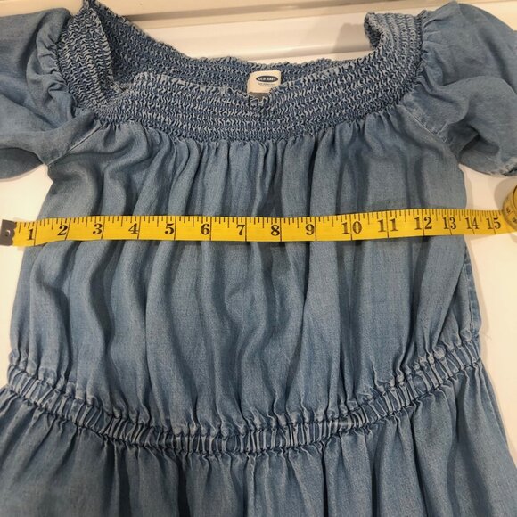 SUPER CUTE denim midi dress - Picture 4 of 5